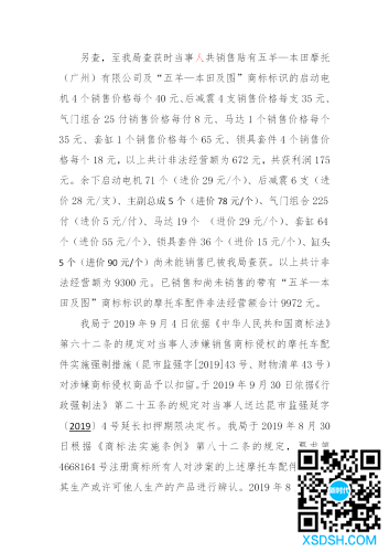 陈义蓉涉嫌销售商标侵权商品案件行政处罚决定书（昆市监处字[2019]22号）_03